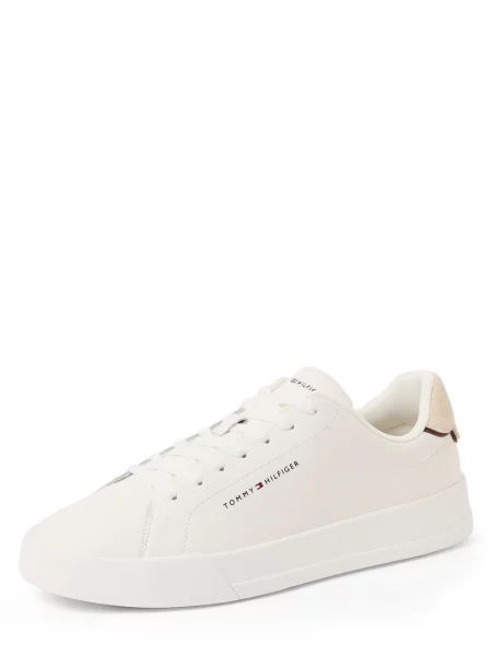 Tommy Hilfiger buty sportowe z zawartością skóry Mężczyźni skóra jednolity 41 biały