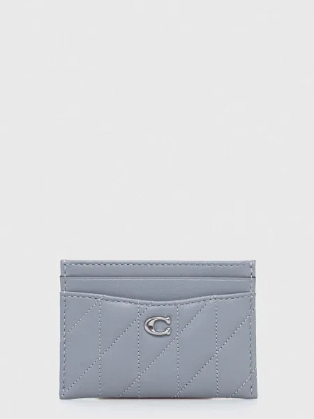Coach portofel Essential Card Case negru