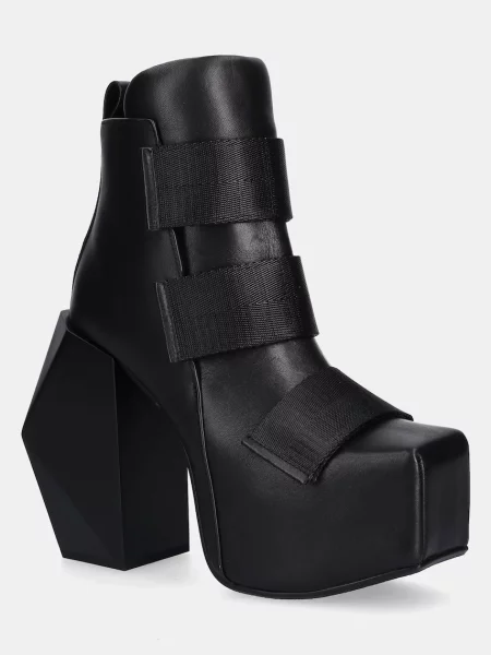 Kožené kotníkové boty United Nude Stage Tron na černá