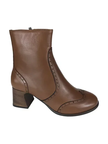 Botki Donna Lei brązowe
