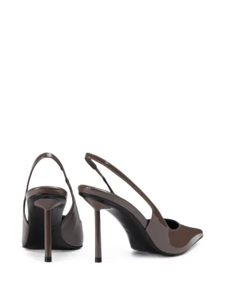 Pantofi cu toc Le Silla din piele maro