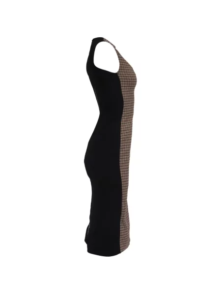 Rochie midi Victoria Beckham fără mâneci negru