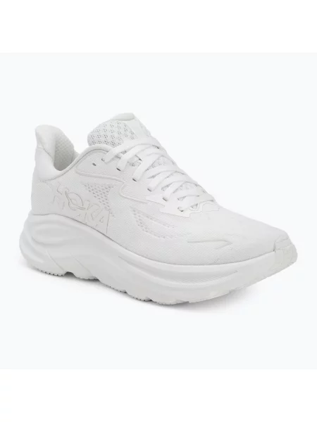 Дамски обувки за бягане HOKA Clifton 10 white/white бяло