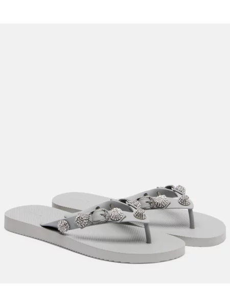 Chiloți tanga Balenciaga gri