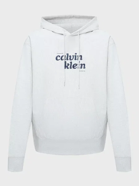 Махрове худі Calvin Klein Jeans сіре