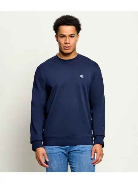 Geacă de blugi Calvin Klein Jeans clasică albastru