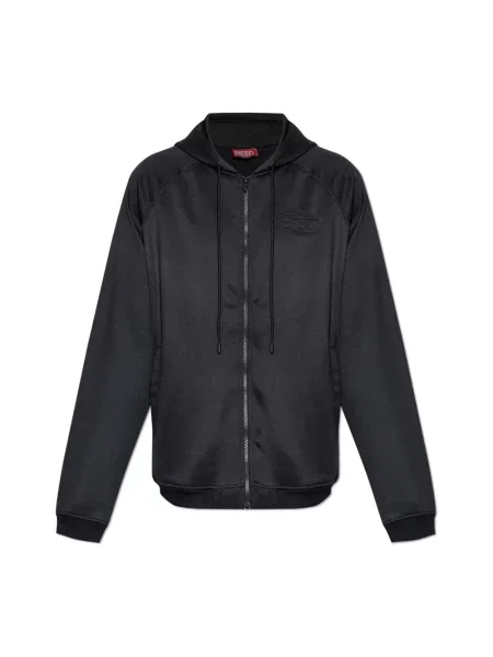 Bluza rozpinana Diesel czarna