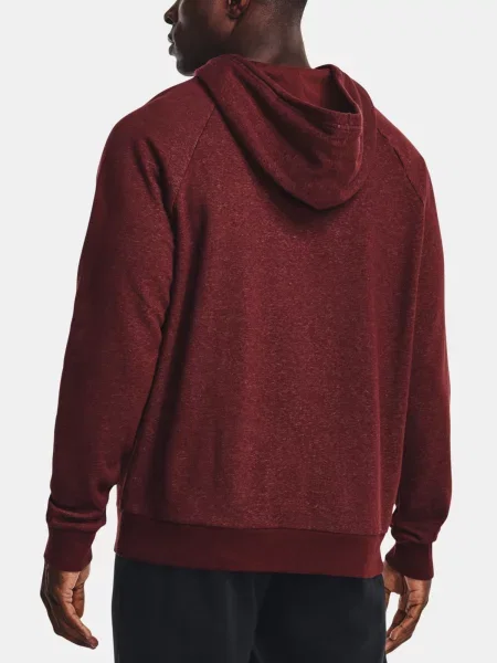 Fleecová fleecová mikina Under Armour červená