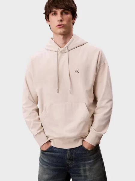 Махрова толстовка Calvin Klein Jeans бежева