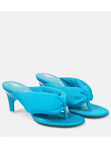 Chiloți tanga The Attico din satin