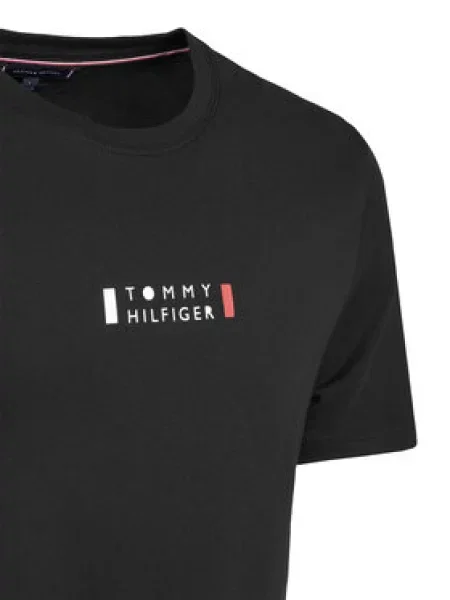 Tommy Hilfiger Majica Brand Love črna