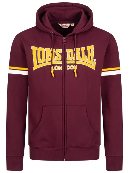 LONSDALE Jopa na Darfield rumena / temno rdeča bela
