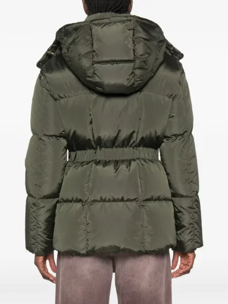 Geacă Moncler cu glugă verde