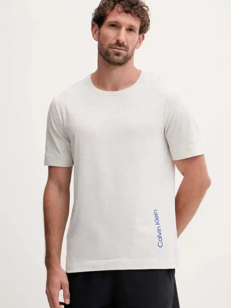 Риза Calvin Klein Performance с принт черно