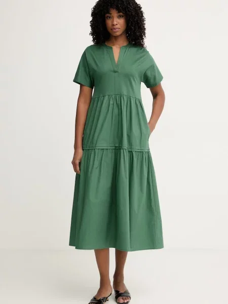 Weekend Max Mara Rochie de vară Capsula închis verde