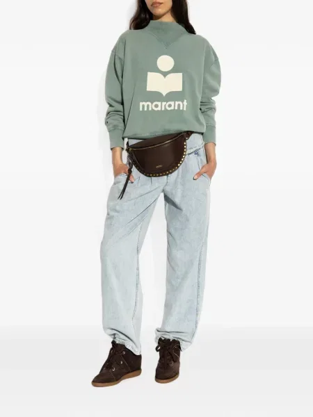 Hanorac Marant Etoile cu imagine verde