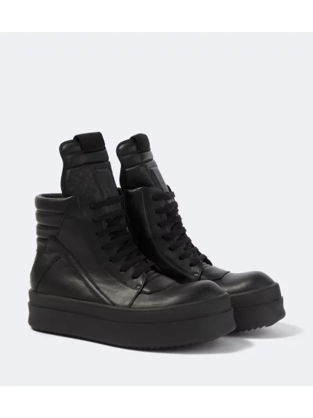 Sneakerși Rick Owens din piele negru
