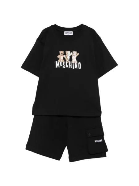 Komplet dresowy dziecięcy Moschino czarny