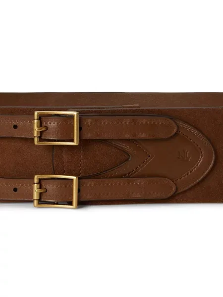 Lauren Ralph Lauren pas usnjeni rjava