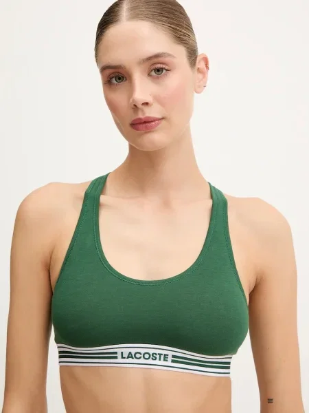 Сутиен Lacoste с изчистен дизайн черно