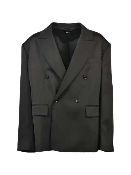 Costum Breath cu două rânduri de nasturi negru