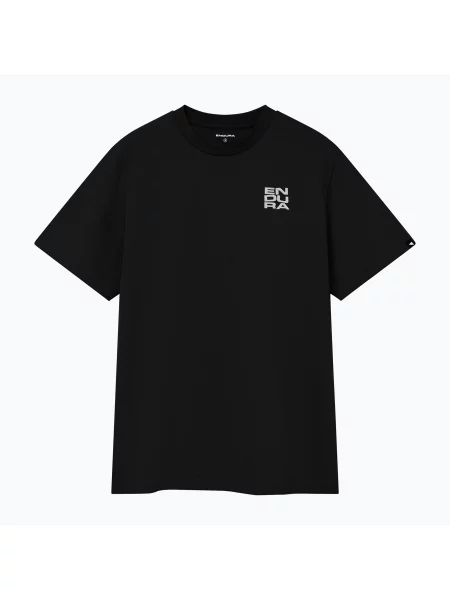 Футболка велосипедна Endura Stacked Logo Graphic Tee black чорна