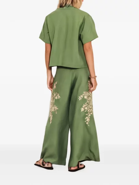 Cămașă Carolina K cu model leopard verde