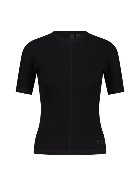 T-shirt Fitted Short Sleeve T-Shirt Black S czarna