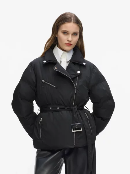 Karl Lagerfeld Geacă de primăvară-toamnă negru