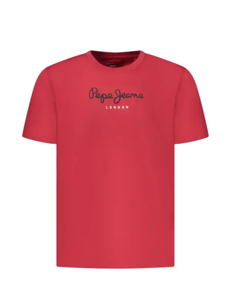 Tricou Pepe Jeans cu imagine roșu
