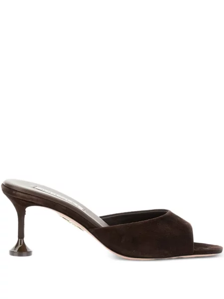 Sandale Aquazzura din piele de căprioară maro