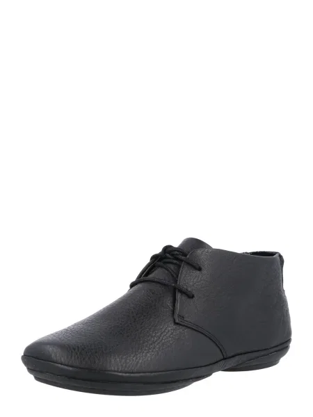 Botine Camper cu șireturi din dantelă negru