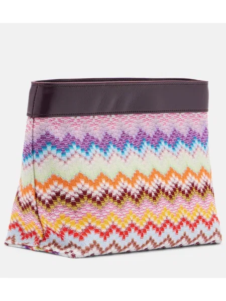 Geantă plic Missoni din piele