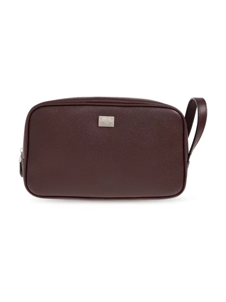 Torba Dolce And Gabbana skórzana czerwona