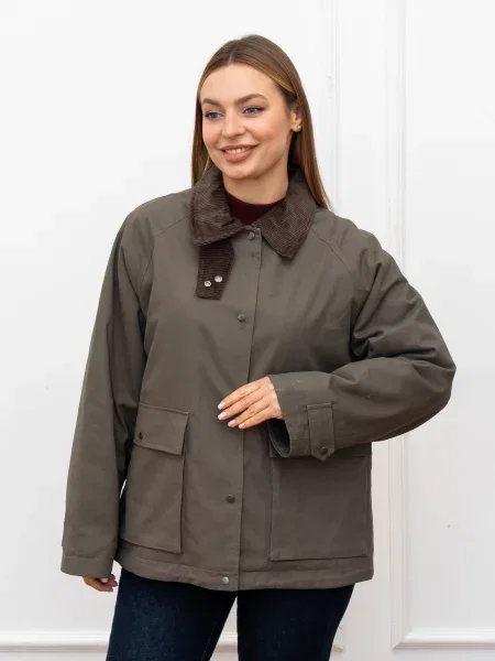 Демісезонна куртка UVENTUM оливковий