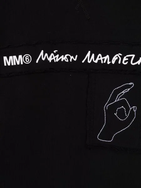 Sukienka midi dziecięca Mm6 Maison Margiela czarna