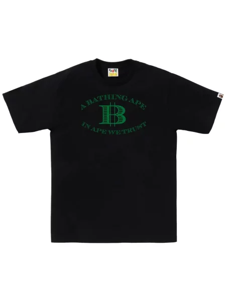 Tricou A Bathing Ape® cu imagine negru