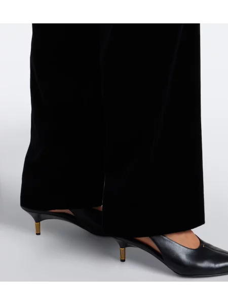 Pantaloni Blazé Milano de catifea negru