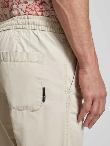 Szorty chinosy o kroju regular fit z czystej bawełny Tom Tailor Denim beżowe