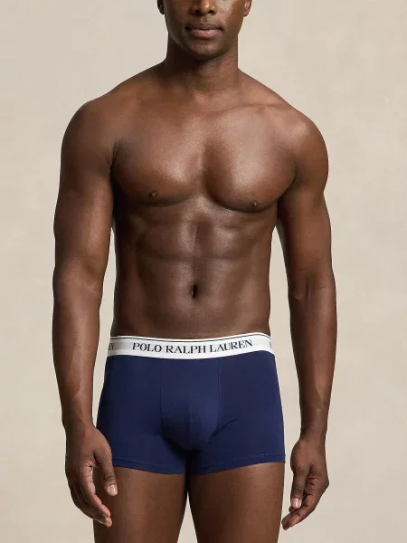 Polo Ralph Lauren Boxerky Classic námornícka modrá / zelená / svetloružová biela