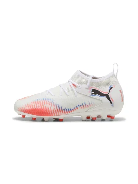 PUMA Młodzieżowe buty piłkarskie FUTURE 8 MATCH MG Buty 29 biały