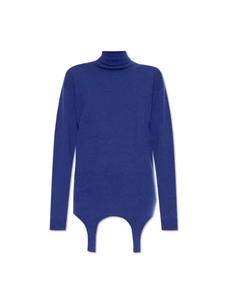 Sweter Saint Laurent niebieski