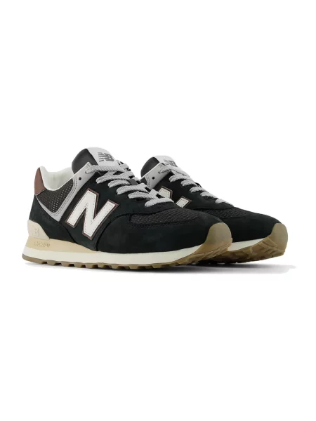 Sneakersy New Balance 574 skórzane czarne