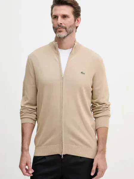Kardigan Lacoste beżowy