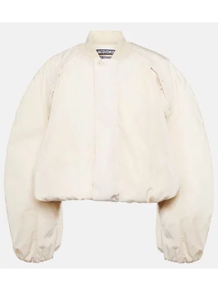 Cropp geacă bomber Jacquemus alb