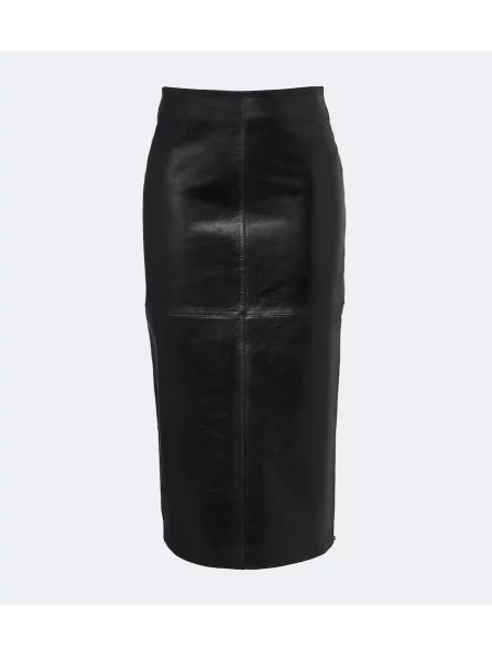 Fustă din piele Sportmax negru