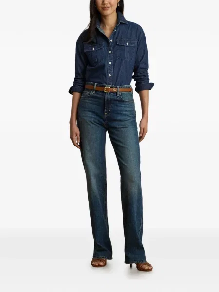Cămașă Lauren Ralph Lauren albastru