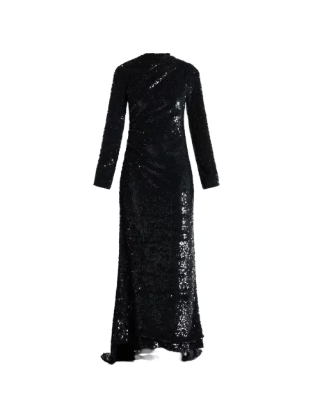 Rochie maxi Ilta cu paiete de costum negru