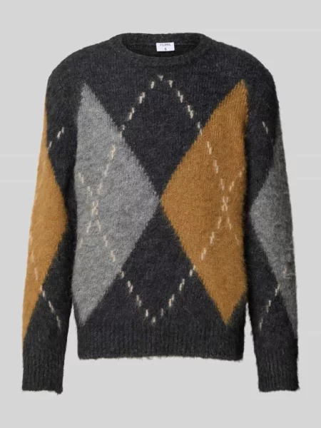 Sweter z wełny z alpaki o miękkiej fakturze Filippa K czarny