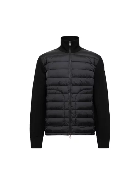 Kardigan Moncler wełniany czarny